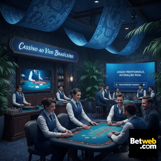Tela do site Betweb com destaque para cassino ao vivo brasileiro.
