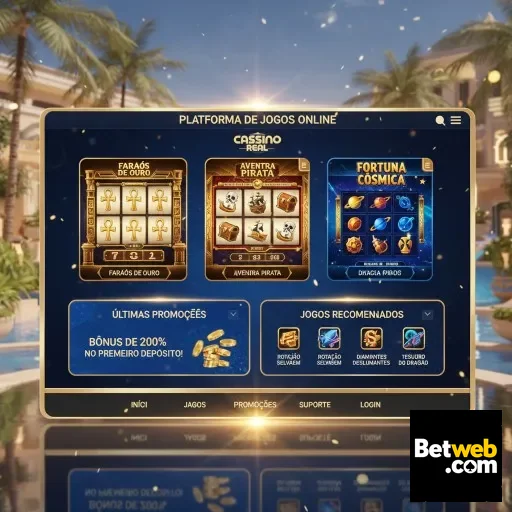 Tela da plataforma betweb mostrando jogos de slots diversos.