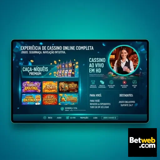 Interface de cadastro seguro da betweb para serviços VIP.